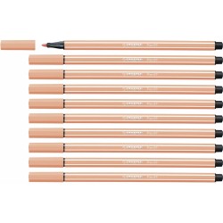 Pennarelli Stabilo Pen 68 Carne (10 Pezzi)