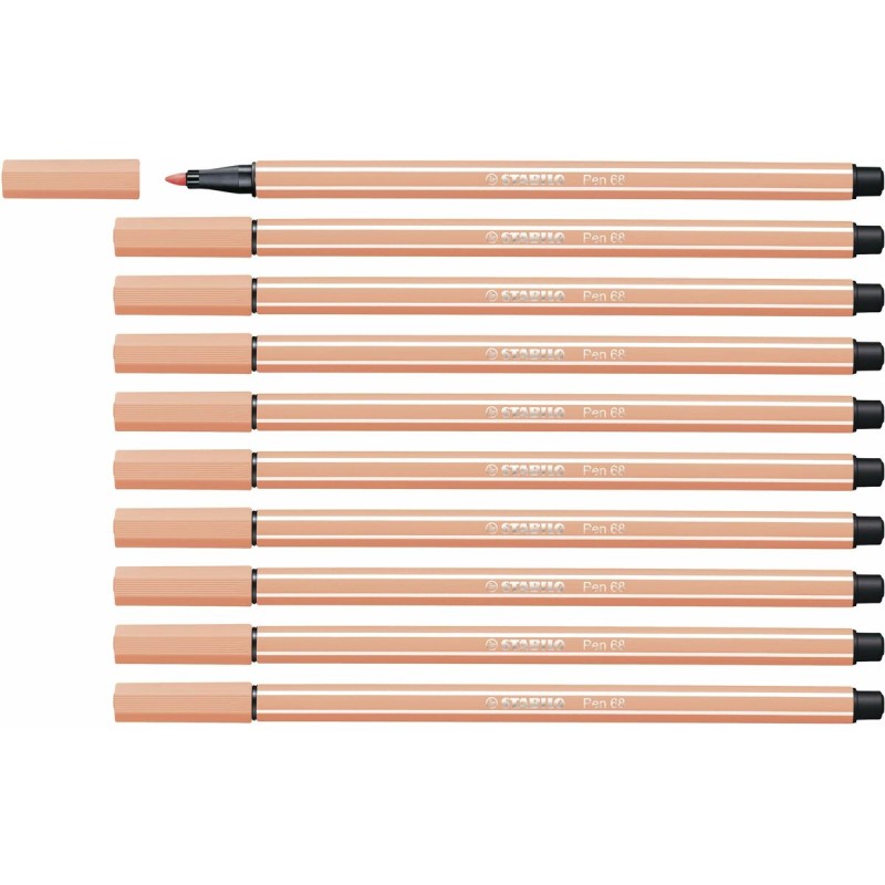 Pennarelli Stabilo Pen 68 Carne (10 Pezzi) Pennarelli Stabilo Pen 68 Carne (10 Pezzi)