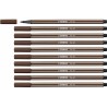 Pennarelli Stabilo Pen 68 Marrone (10 Pezzi)