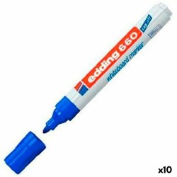 Pennarello per Lavagna Edding 661 Lavagna bianca Azzurro Bianco (10 Unità)