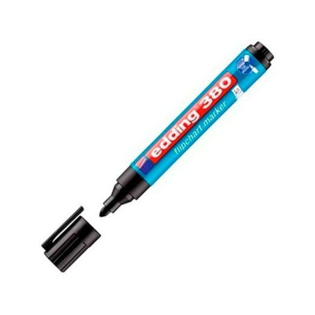 Pennarello Edding 380 Flipchart Nero (10 Unità)