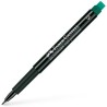Marcatore permanente Faber-Castell Multimark 1523 S Verde (10 Unità)