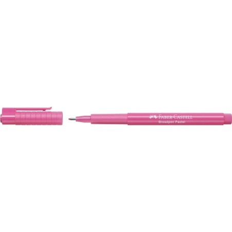 Marcatore permanente Faber-Castell Broadpen Pastel Rosa (10 Unità)
