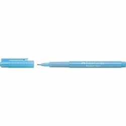 Marcatore permanente Faber-Castell Broadpen Pastel Blu Pastello (10 Unità)