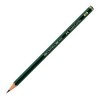 Matita Faber-Castell 119005 Esagonale 5B Verde Ecologico (12 Unità)