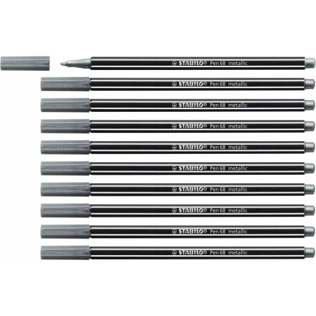 Pennarelli Stabilo Pen 68 metallic (10 Pezzi)