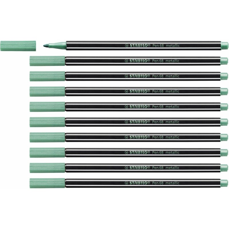 Pennarelli Stabilo Pen 68 metallic (10 Pezzi)
