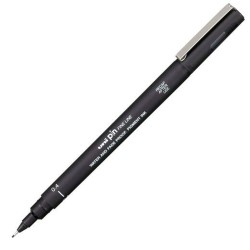 Marcatore permanente Uni-Ball PIN04-200(S) Nero 12 Pezzi