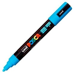 Pennarelli POSCA PC-5M Azzurro Chiaro (6 Unità)