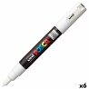 Pennarelli POSCA PC-1M Bianco Nero (6 Unità)