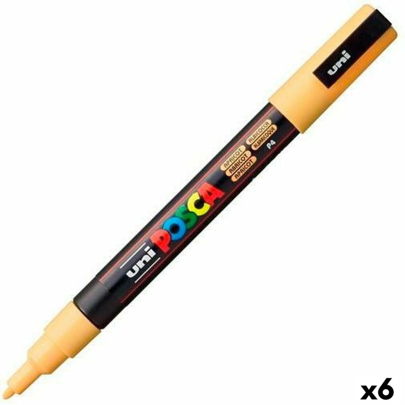 Pennarello POSCA PC-3M Albicocca (6 Unità) Pennarello POSCA PC-3M Albicocca (6 Unità)