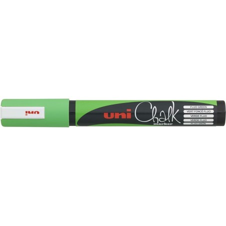 Pennarelli a gesso liquido Uni-Ball PWE-5M Verde (6 Pezzi)