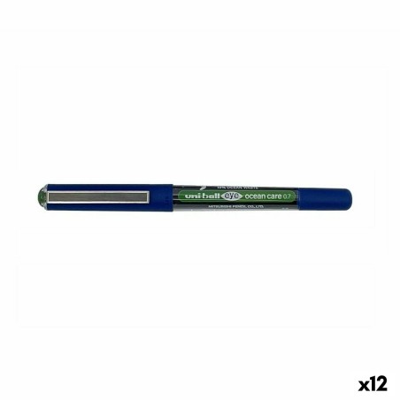 Penna a inchiostro liquido Uni-Ball Eye Ocean Care 0,7 mm Verde (12 Unità)