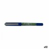 Penna a inchiostro liquido Uni-Ball Eye Ocean Care 0,7 mm Verde (12 Unità)
