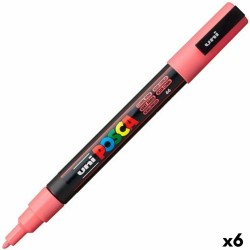 Pennarello per vernice acrilica POSCA PC-3M Corallo 0,9-1,3 mm (6 Unità)