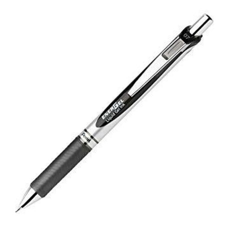 Penna gel Pentel EnerGel Deluxe Nero 0,35 mm 12 Pezzi