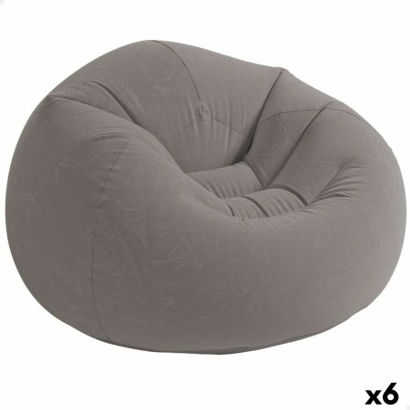 Poltrona Gonfiabile Intex Grigio 107 x 69 x 104 cm 114 x 71 x 114 cm (6 Unità)