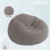 Poltrona Gonfiabile Intex Grigio 107 x 69 x 104 cm 114 x 71 x 114 cm (6 Unità)
