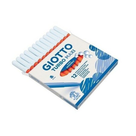 Set di Pennarelli Giotto Turbo Color Arancio (10 Unità)