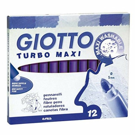 Set di Pennarelli Giotto Turbo Maxi Violetta (5 Unità)