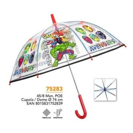 Ombrelli The Avengers Perletti Trasparente Fibra di Vetro 74 cm Per bambini