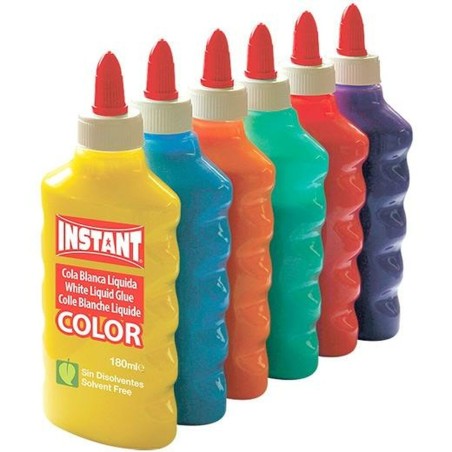 Colla gel Playcolor Instant Multicolore 6 Pezzi 180 ml
