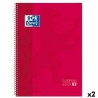Quaderno con Anelli Oxford Classic Europeanbook 1 Rosso A4+ 80 Pagine 5 Pezzi (2 Unità)