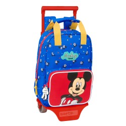 Trolley per la Scuola Mickey Mouse Clubhouse Good day Azzurro 20 x 28 x 8 cm
