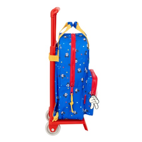 Trolley per la Scuola Mickey Mouse Clubhouse Good day Azzurro 20 x 28 x 8 cm