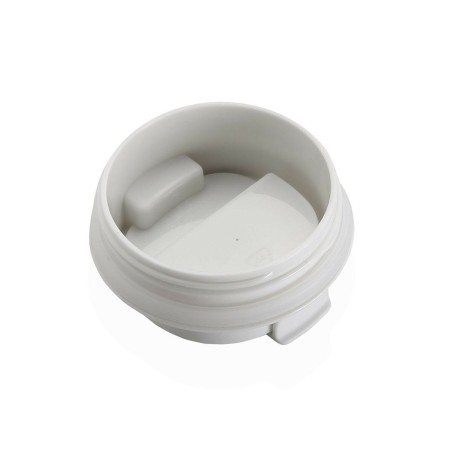 Bicchiere con Tappo Versa Bianco Acciaio polipropilene 510 ml