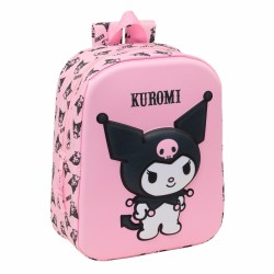 Zaino Scuola Kuromi Rosa 22 x 27 x 10 cm
