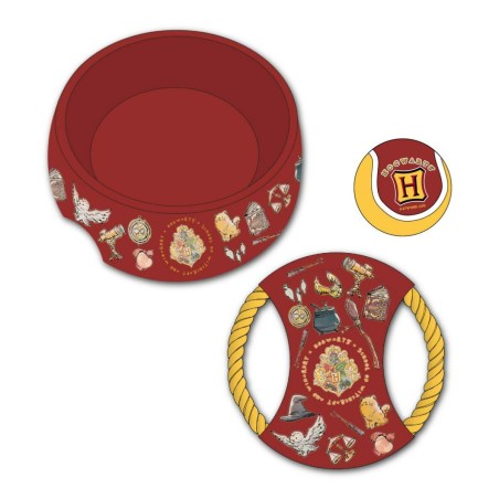 Set Regalo Harry Potter Rosso Scuro 21,0 x 21,0 x 8,8 cm Cane