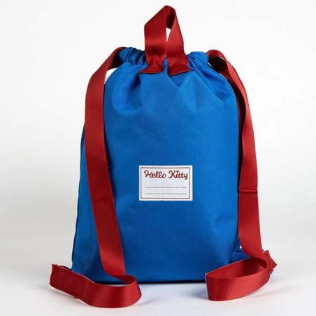 Zainetto con Cordini Hello Kitty Azzurro 27 x 33 cm