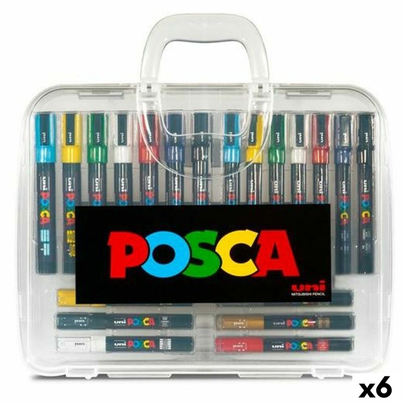 Set di Pennarelli POSCA Multicolore (6 Unità) Set di Pennarelli POSCA Multicolore (6 Unità)