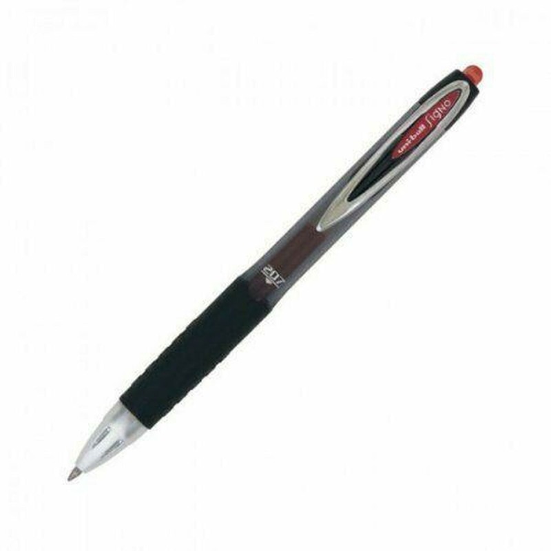 Penna a inchiostro liquido Uni-Ball Rollerball Signo UM-207 Rosso 0,4 mm (12 Pezzi) Penna a inchiostro liquido Uni-Ball Rollerball Signo UM-207 Rosso 0,4 mm (12 Pezzi)