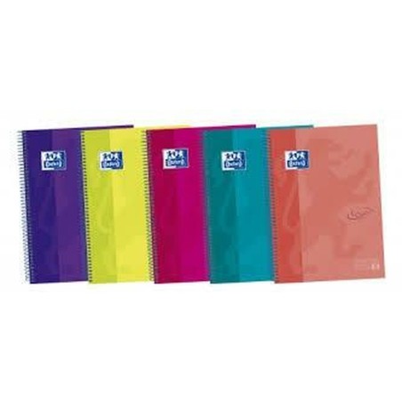 Quaderno Oxford European Book Multicolore A4 5 Pezzi 120 Fogli