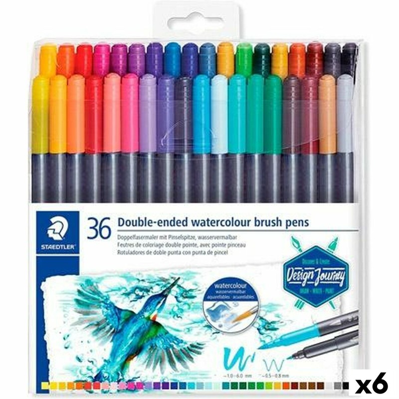 Set di Pennarelli Staedtler Design Journey (6 Pezzi) (6 Unità) Set di Pennarelli Staedtler Design Journey (6 Pezzi) (6 Unità)