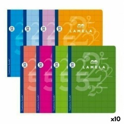 Agenda Lamela Multicolore Quarto (10 Unità)