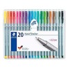 Set di Pennarelli Staedtler Triplus Fineliner Multicolore (10 Unità)