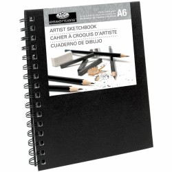 Blocco da disegno Royal & Langnickel Nero A6