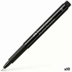 Marcatore permanente Faber-Castell Pitt Artist Marcatore permanente Nero (10 Unità)