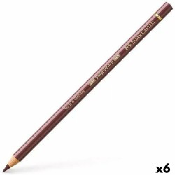 Matite colorate Faber-Castell Polychromos 176 Van-Dyck Marrone (6 Unità)
