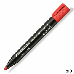 Marcatore permanente Staedtler Lumocolor 352-2 Rosso (10 Unità)