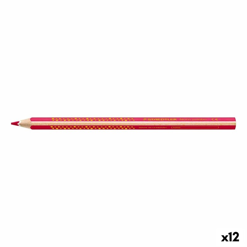 Matite colorate Staedtler Jumbo Noris Rosa (12 Unità) Matite colorate Staedtler Jumbo Noris Rosa (12 Unità)