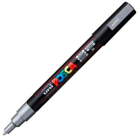 Pennarello POSCA PC-3M Argentato (6 Unità)
