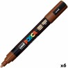 Pennarelli POSCA PC-5M Marrone (6 Unità)