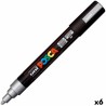 Pennarelli POSCA PC-5M Argentato (6 Unità)