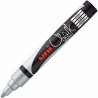 Pennarelli a gesso liquido Uni-Ball PWE-5M Argentato (6 Pezzi)
