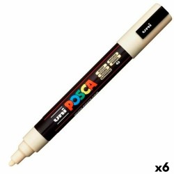 Pennarelli POSCA PC-5M Avorio (6 Pezzi) (6 Unità)