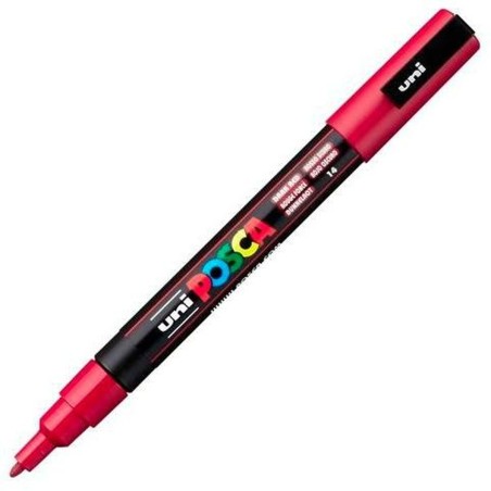 Pennarello POSCA PC-3M Rosso Scuro (6 Unità)